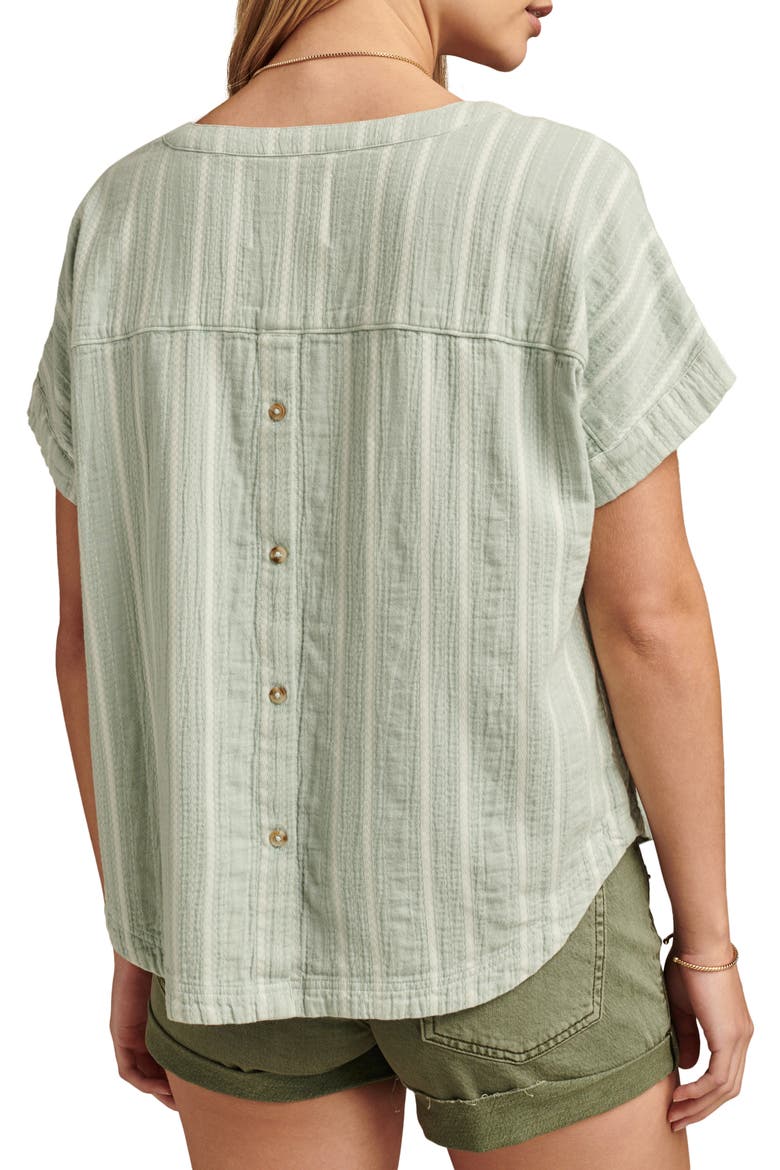 Stripe Dolman Sleeve Top, Alternate, color, GRAY MIST