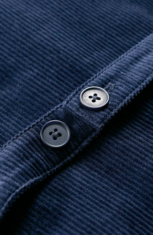 Seasalt Cornwall Pinpoint Organic Cotton Corduroy Vest In Maritime