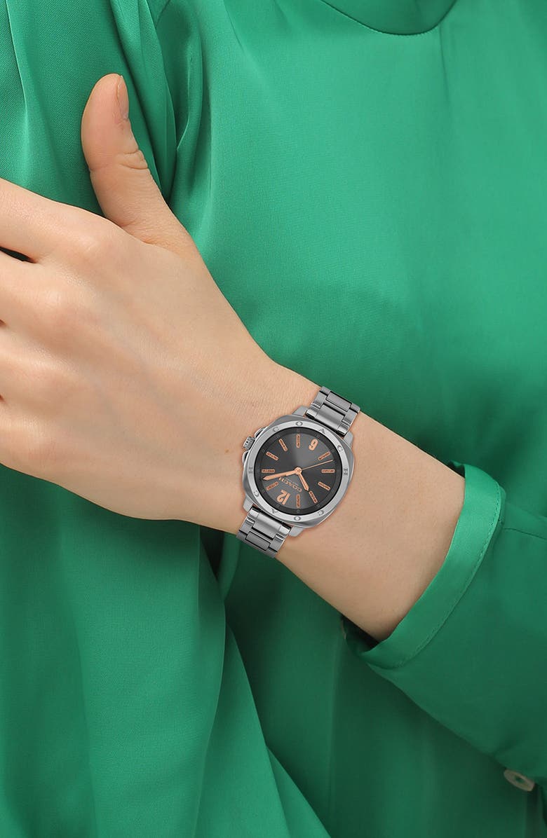 COACH Kitt Bracelet Watch, 34mm, Alternate, color, Grey