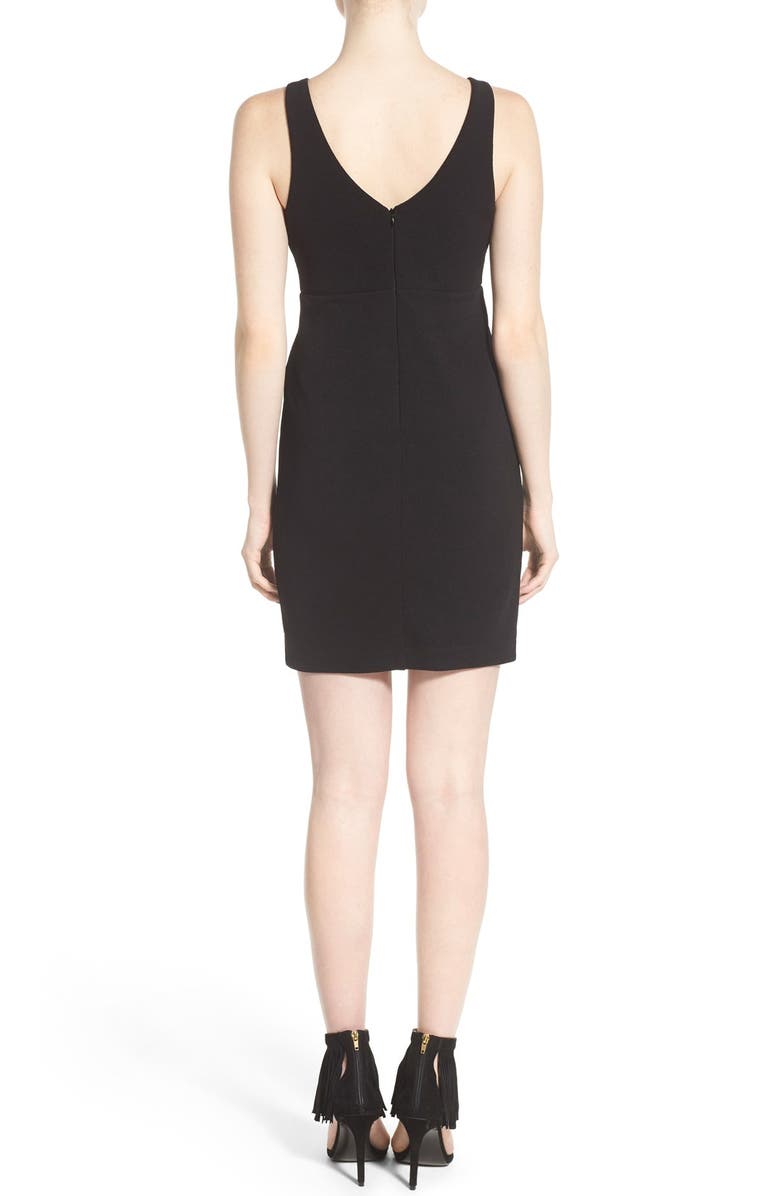 Leith V-Neck Sheath Dress, Alternate, color,