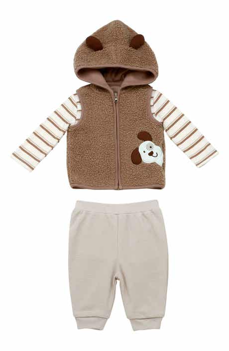Kids' Puppy Vest, Tee & Pants Set