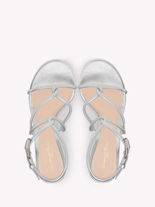 Gianvito Rossi Jungle Mamba Sandal In Metallic