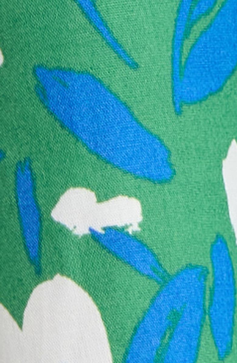 SUGARLIPS Laury Floral Print Minidress, Alternate, color, Kelly-Multi