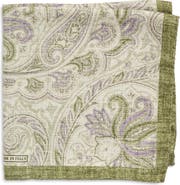 Nordstrom Paisley Silk Pocket Square