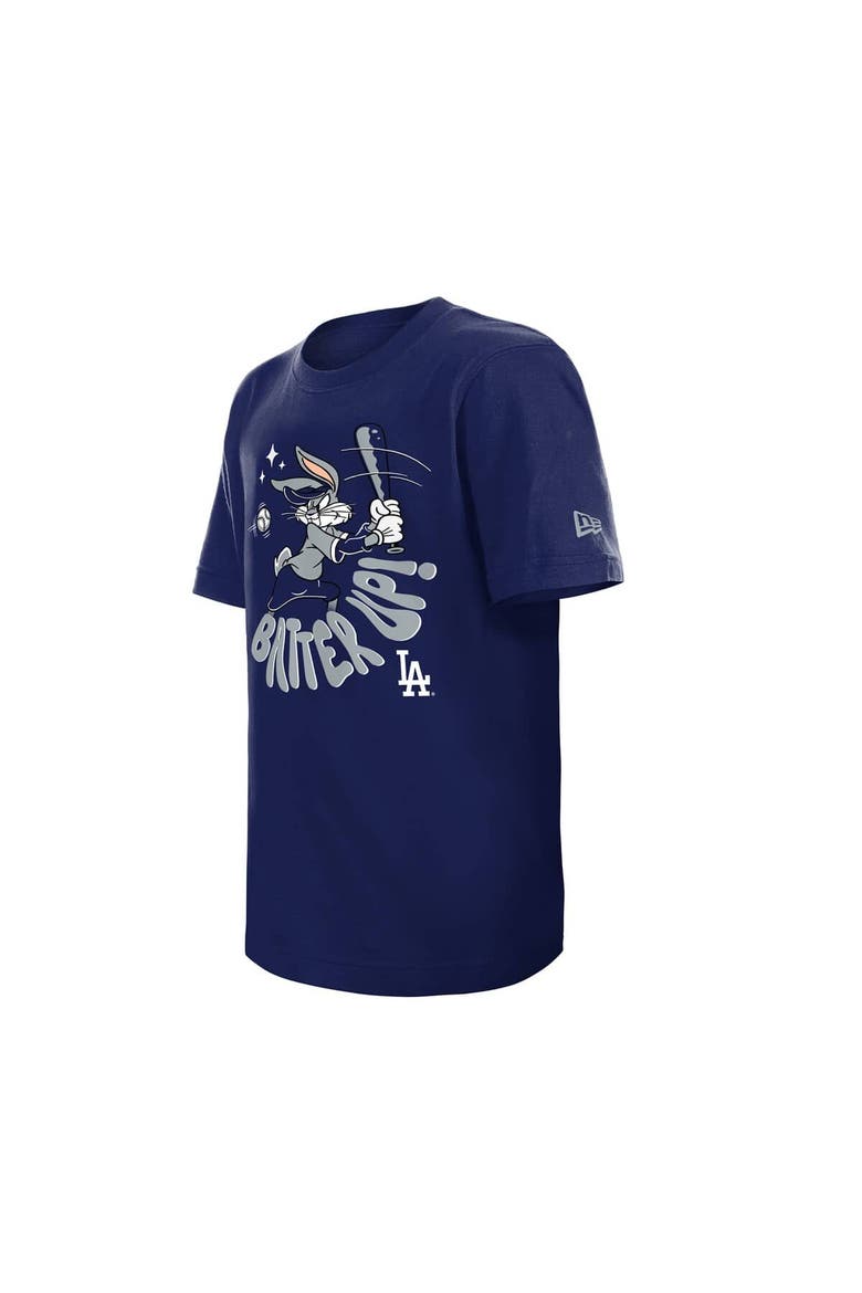 Youth New Era  Royal Los Angeles Dodgers Looney Tunes T-Shirt, Alternate, color, Royal