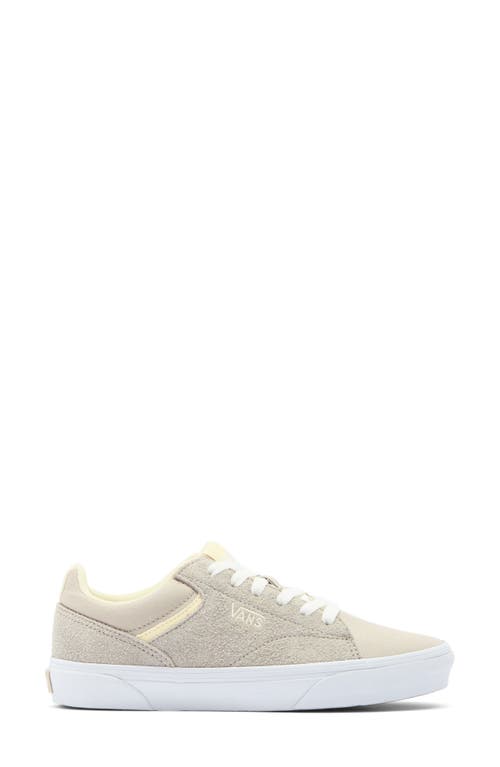 Vans Seldan Sneaker In Hairy Suede Lemon Icing