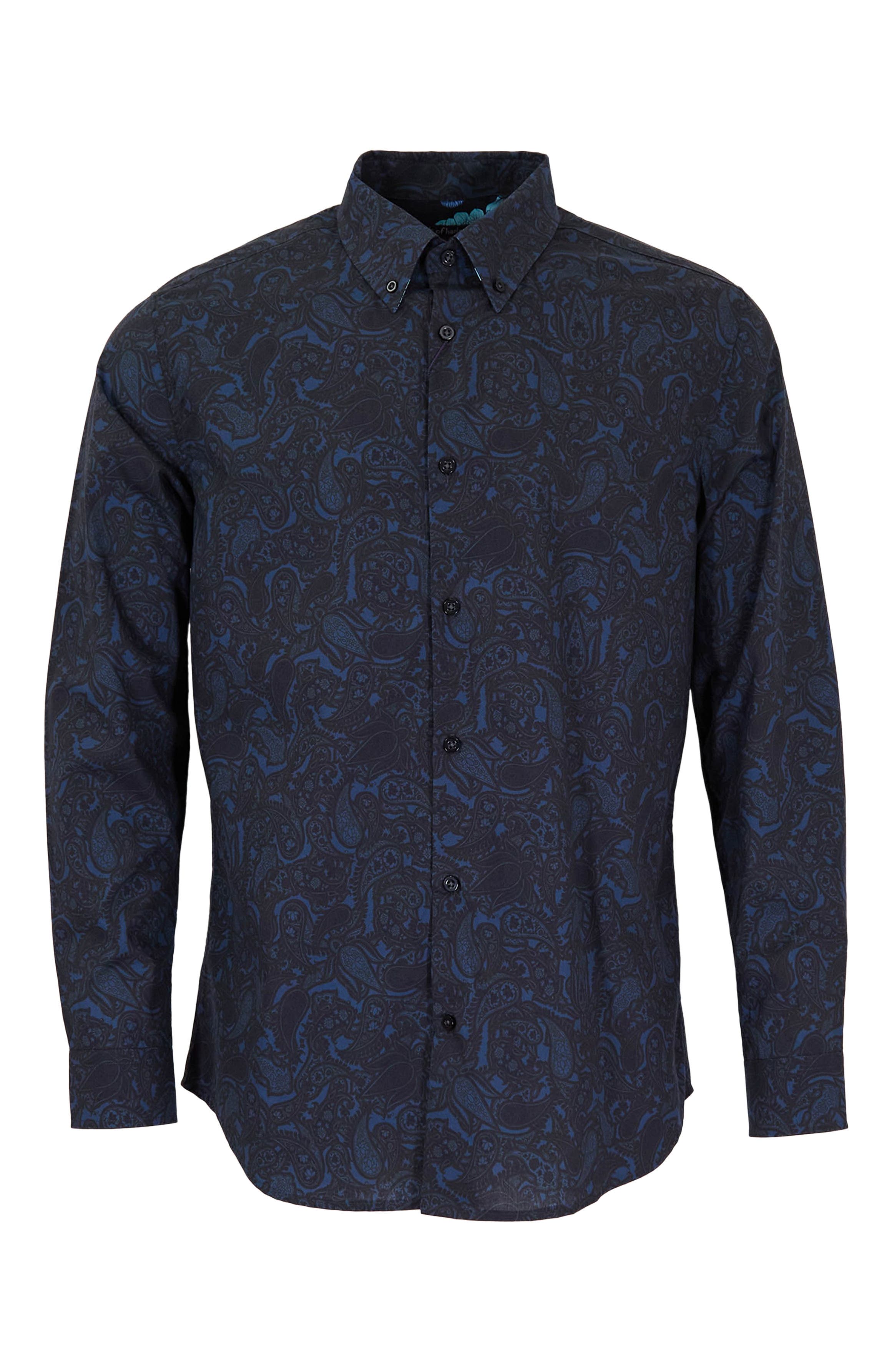 selected Madrid Paisley Navy