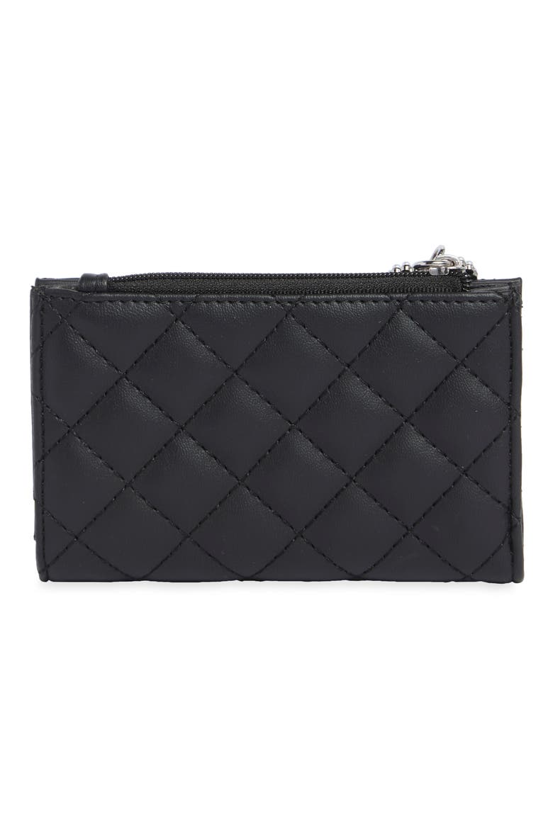 Clarimond Quilted ID Wallet, Alternate, color, BLACK