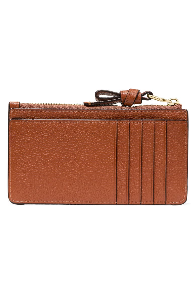 loop pebbled leather card case, Alternate, color, SOUTHWEST DESERT