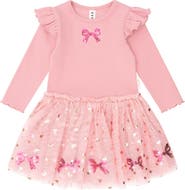 Huxbaby Sequin Bow Tulle Dress