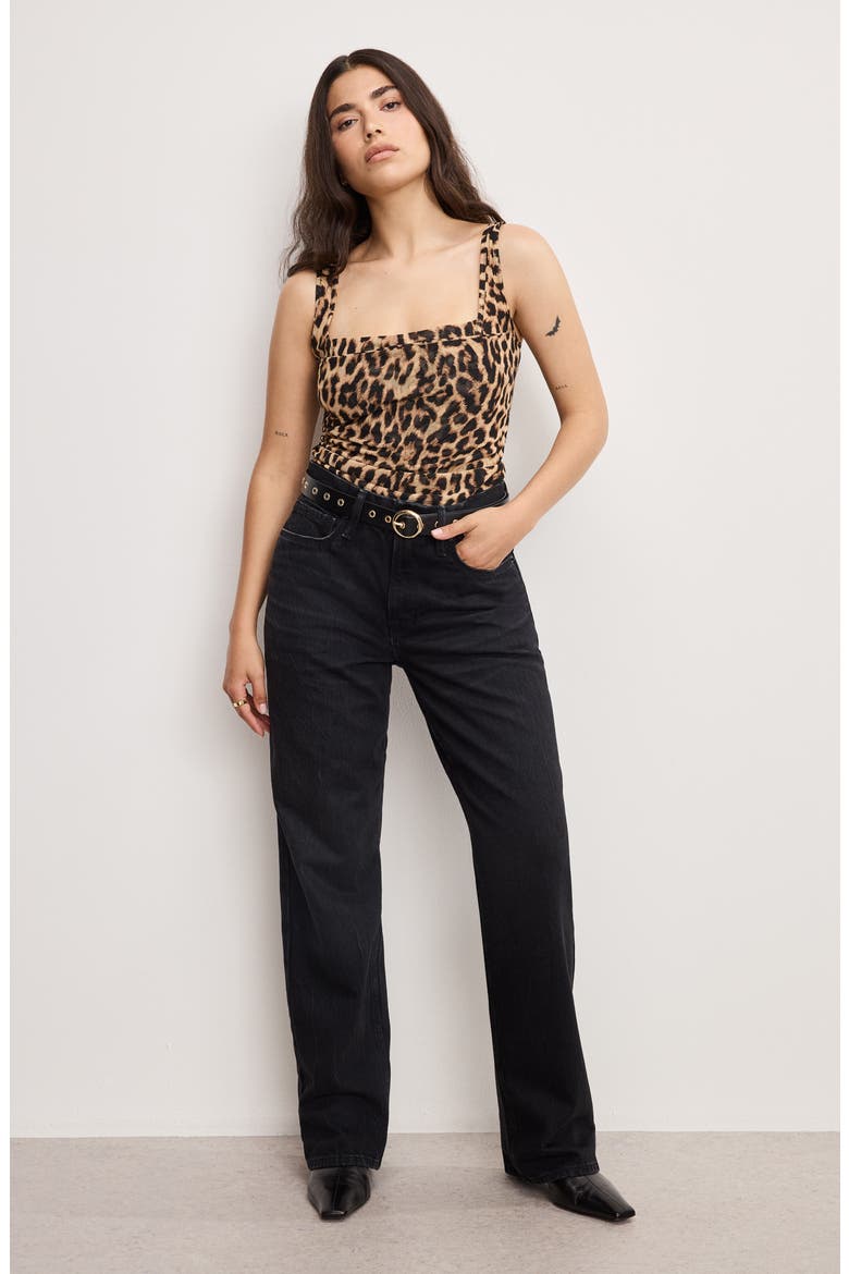 Good Petite '90s Relaxed Jeans, Alternate, color, BLACK406