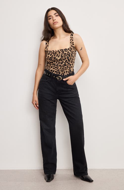 Good American Good Petite '90s Relaxed Jeans In Black