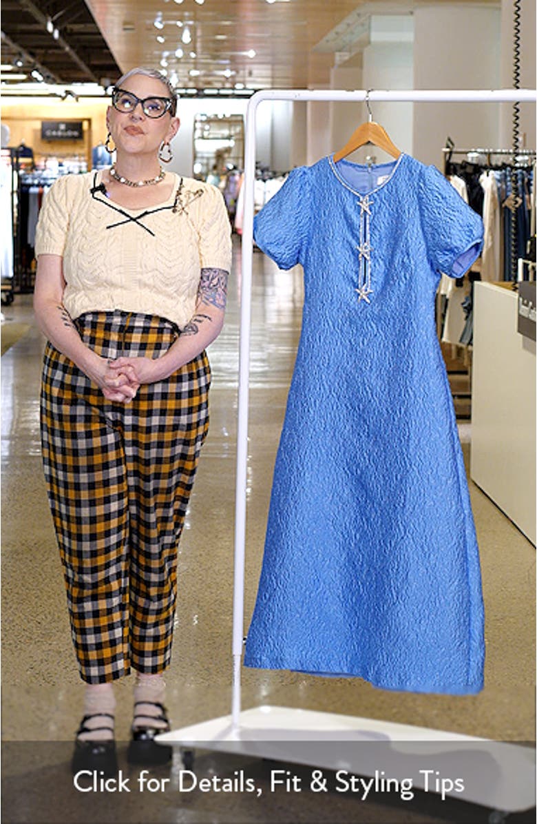 Reef Jacquard Midi Dress, sales video thumbnail