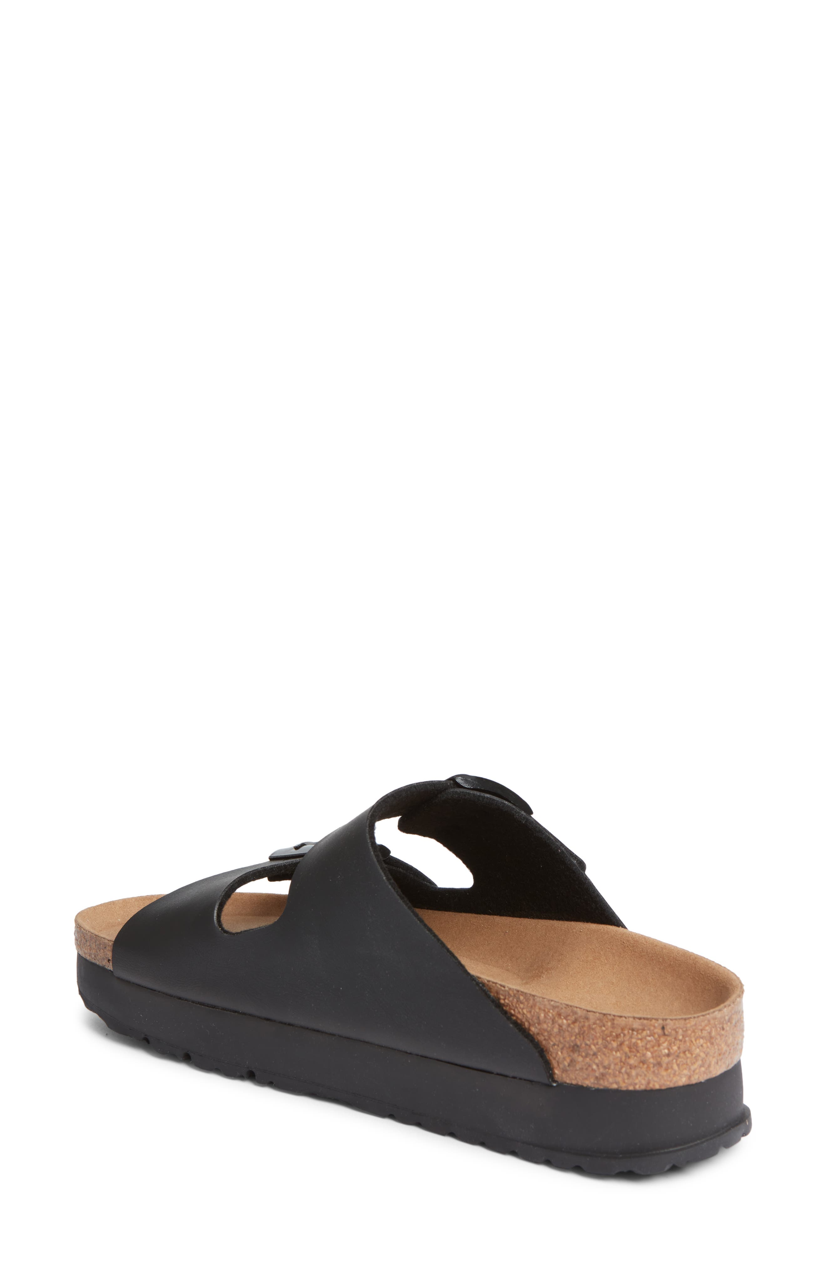 Birkenstock Papillio by Birkenstock Arizona Flex Platform Sandal, Alternate, color, Black