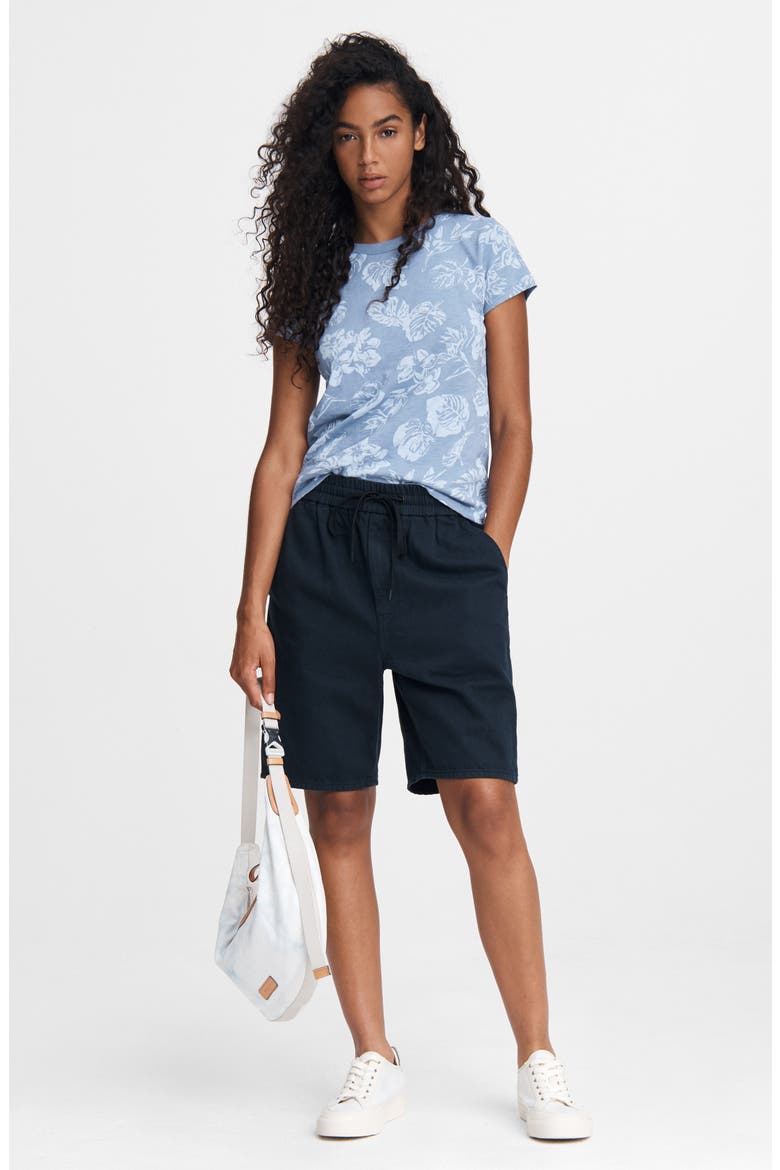 Allover Tropical Graphic Tee, Alternate, color, DUSKY LAVENDAR