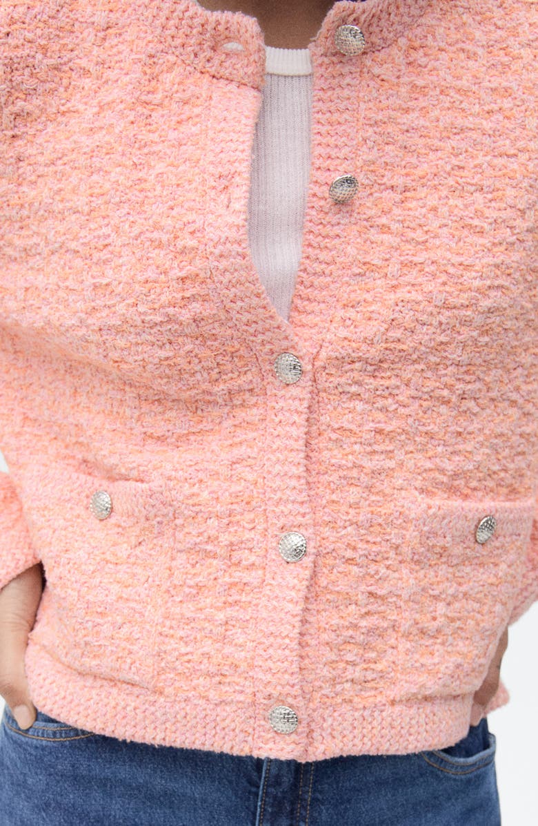 MANGO Tweed Jacket, Alternate, color,