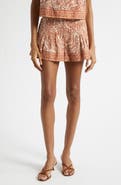 Ramy Brook Quinn Abstract Print Cotton Short