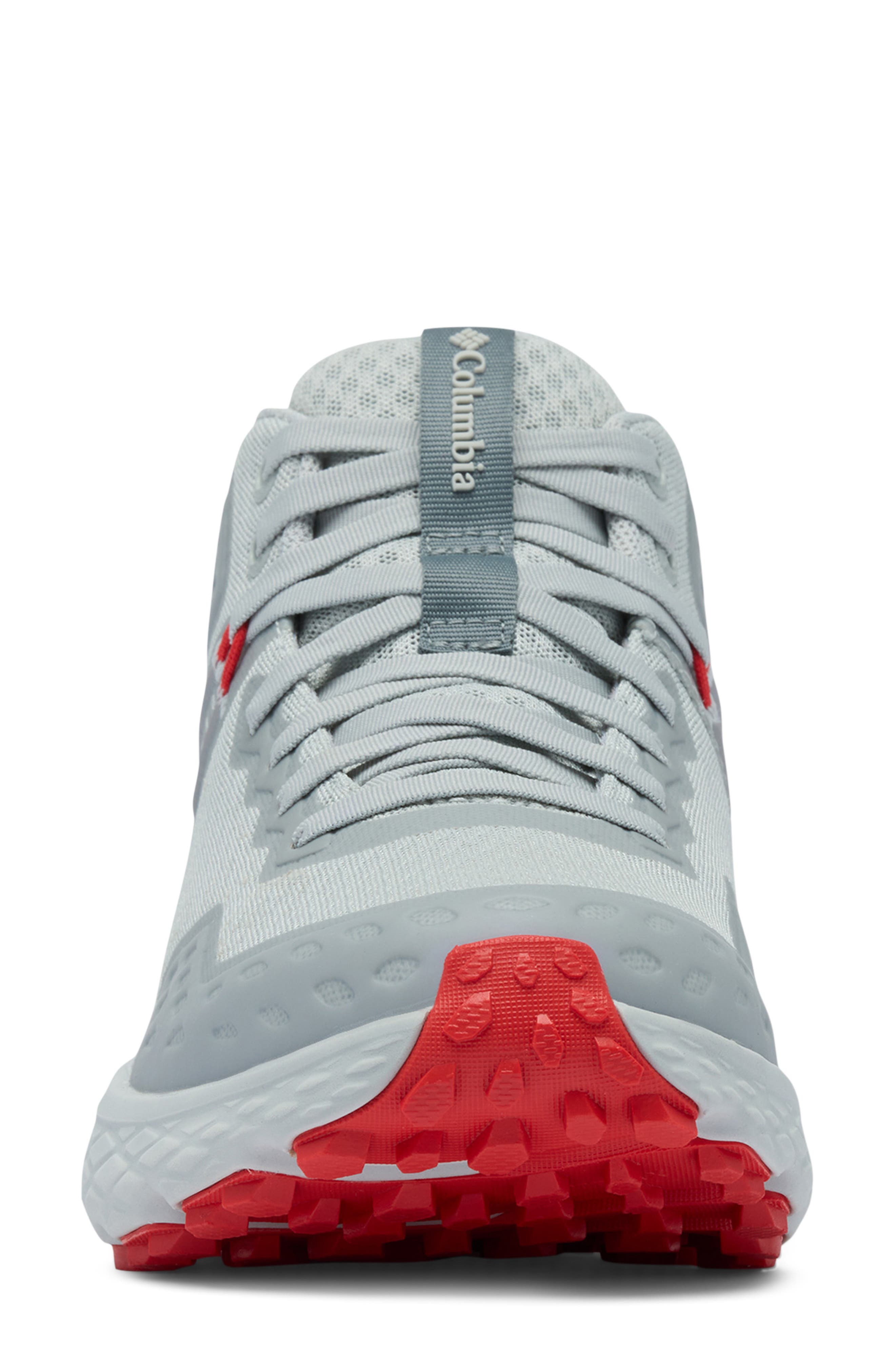 Columbia Konos<sup>™</sup> TRS OutDry<sup>™</sup> Waterproof Hiking Shoe, Alternate, color, Grey Ice/ Poppy Red