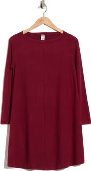 GO COUTURE Long Sleeve Swing Dress