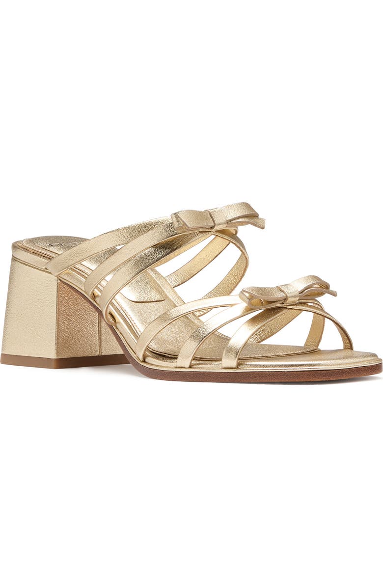 Kate Spade New York carolina metallic block heel sandal, Main, color,