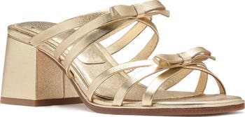 【Kate Spade】★サンダル★ Carolina Patent Heel Sandal Carolina Metallic Block Heel Sandals | Kate Spade New York