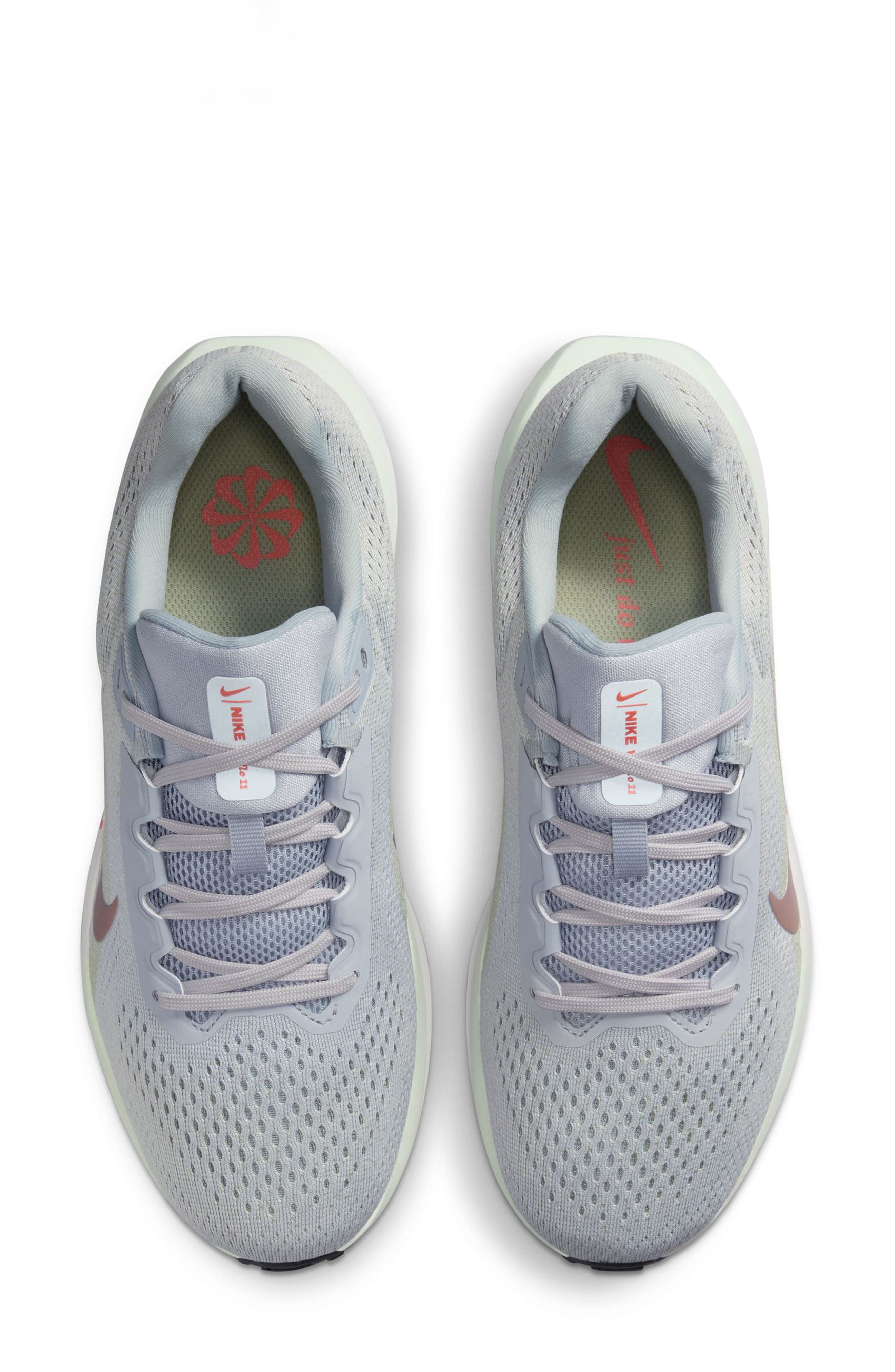 Nike Air Winflo 11 Running Shoe, Alternate, color, Grey/ Red Bronze/ Olive