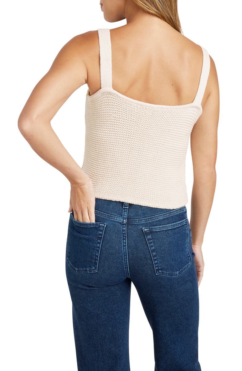 Splendid Claudia Cotton Sweater Tank, Alternate, color, Moonstone
