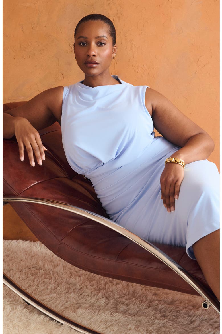Livia Sleeveless Sheath Dress, Alternate, color, BLUEBELL
