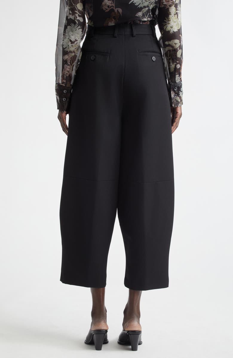 Altuzarra Dash Wool Ankle Pants, Alternate, color, Black
