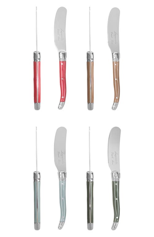 French Home 8-piece Spreader Knife Set In Multi