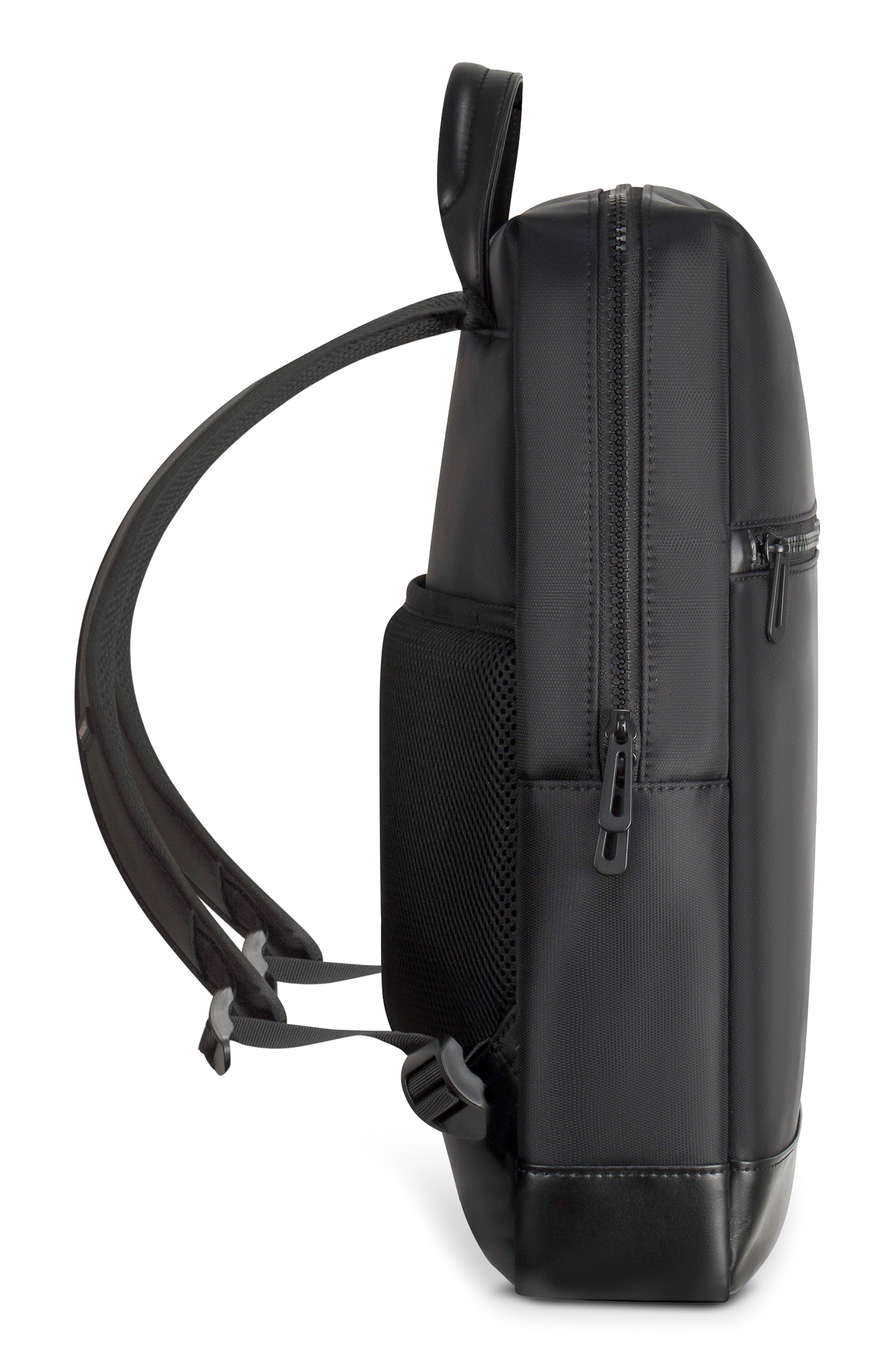 CHAMPS Onyx Modern Waterproof Backpack, Alternate, color, Black