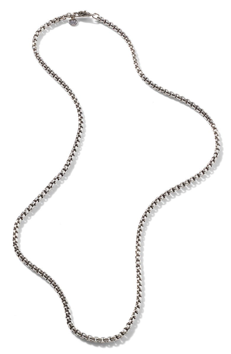 John Hardy 'Legends' Box Chain Necklace, Alternate, color, 