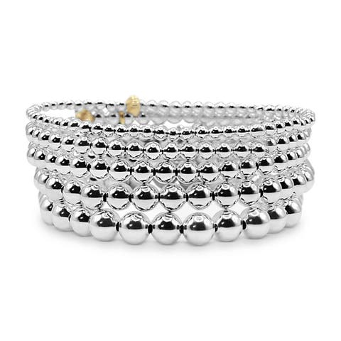 Sterling Silver Bracelet Stack