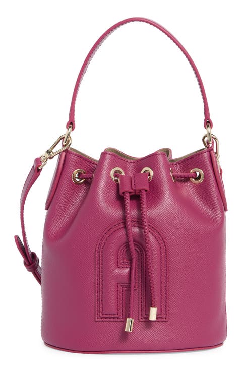 Clio Mini Drawstring Bucket Bag