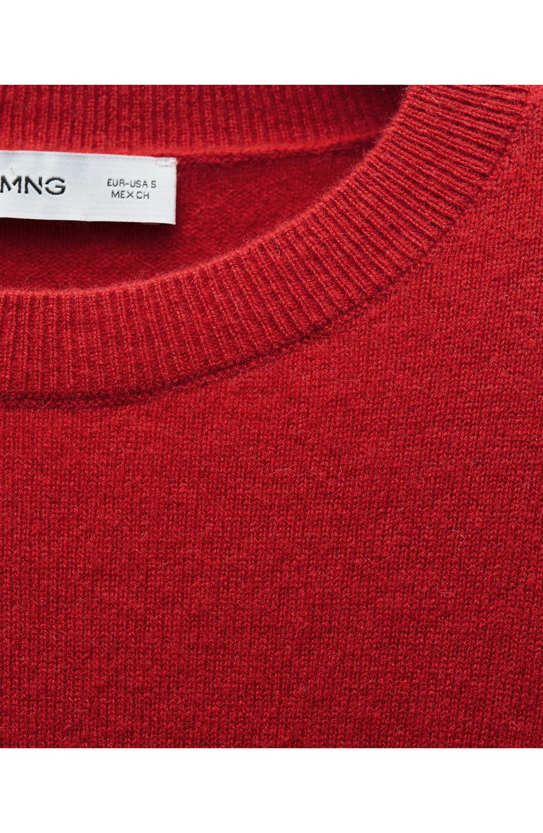 MANGO Cashmere Sweater, Alternate, color, Red