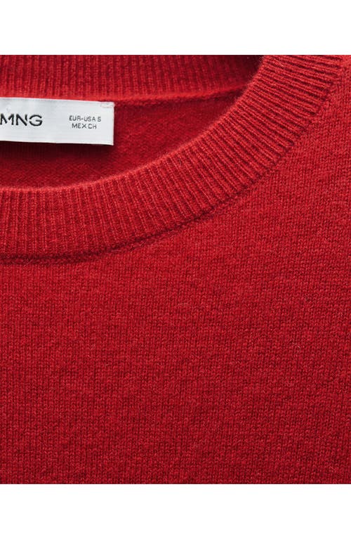 Shop Mango Cashmere Sweater In Red