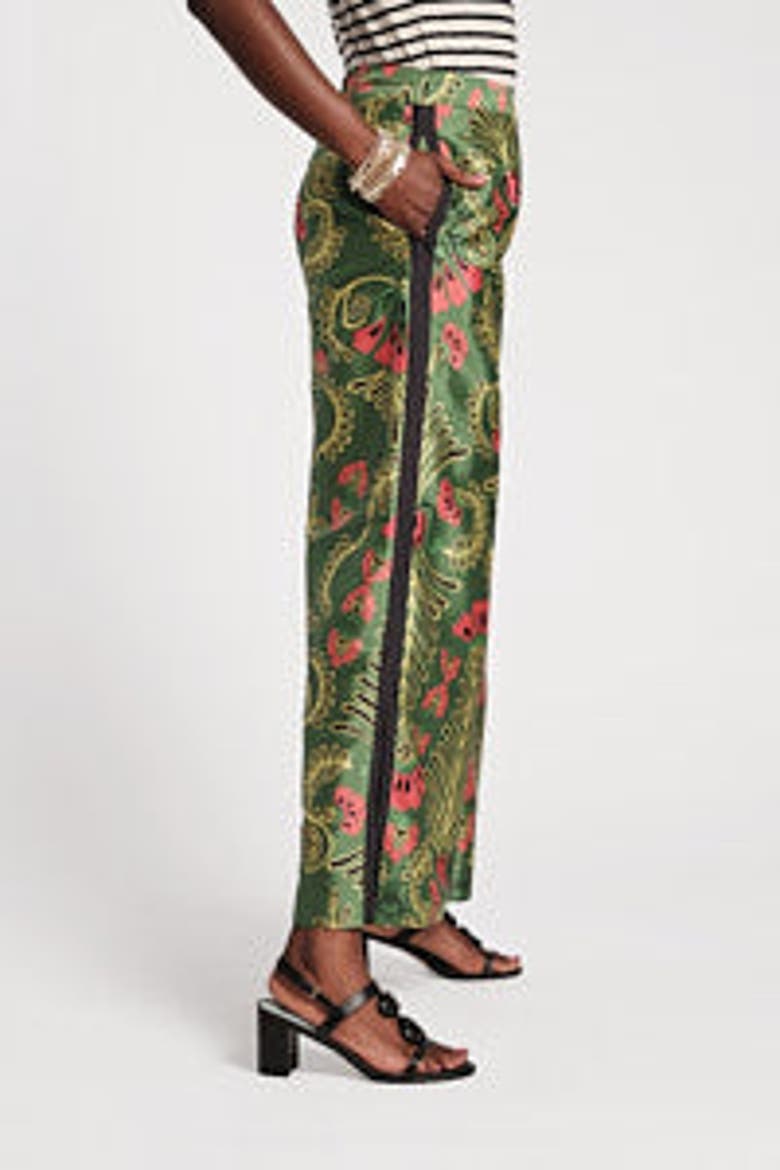 Palazzo Canopy Pant, Alternate, color, Green/Pink/Multi