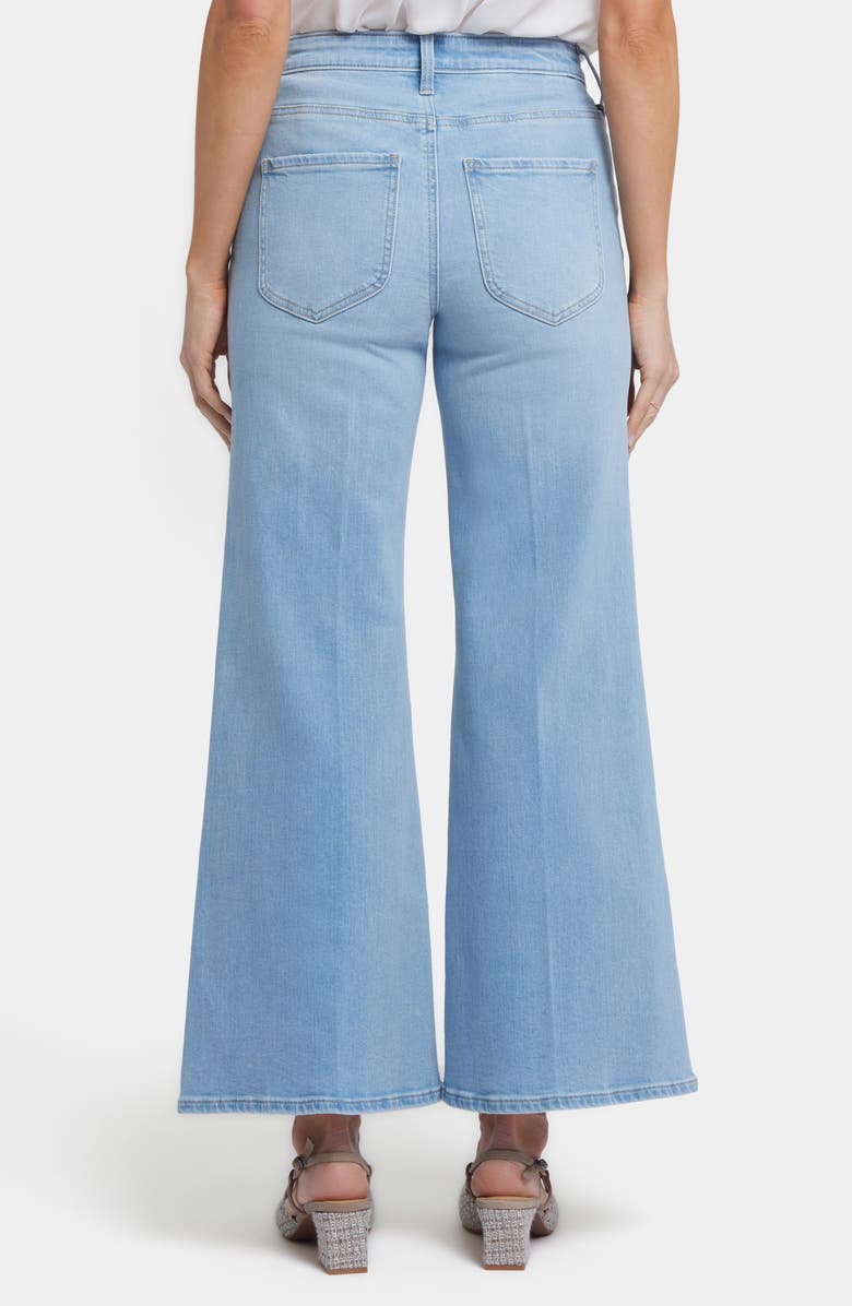 NYDJ Mia Palazzo High Waist Flare Jeans, Alternate, color, Canary Beach