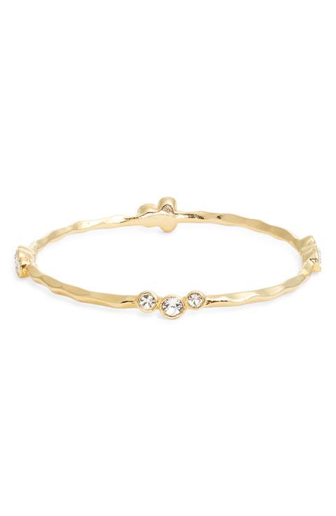 Rhinestone Dot Bangle