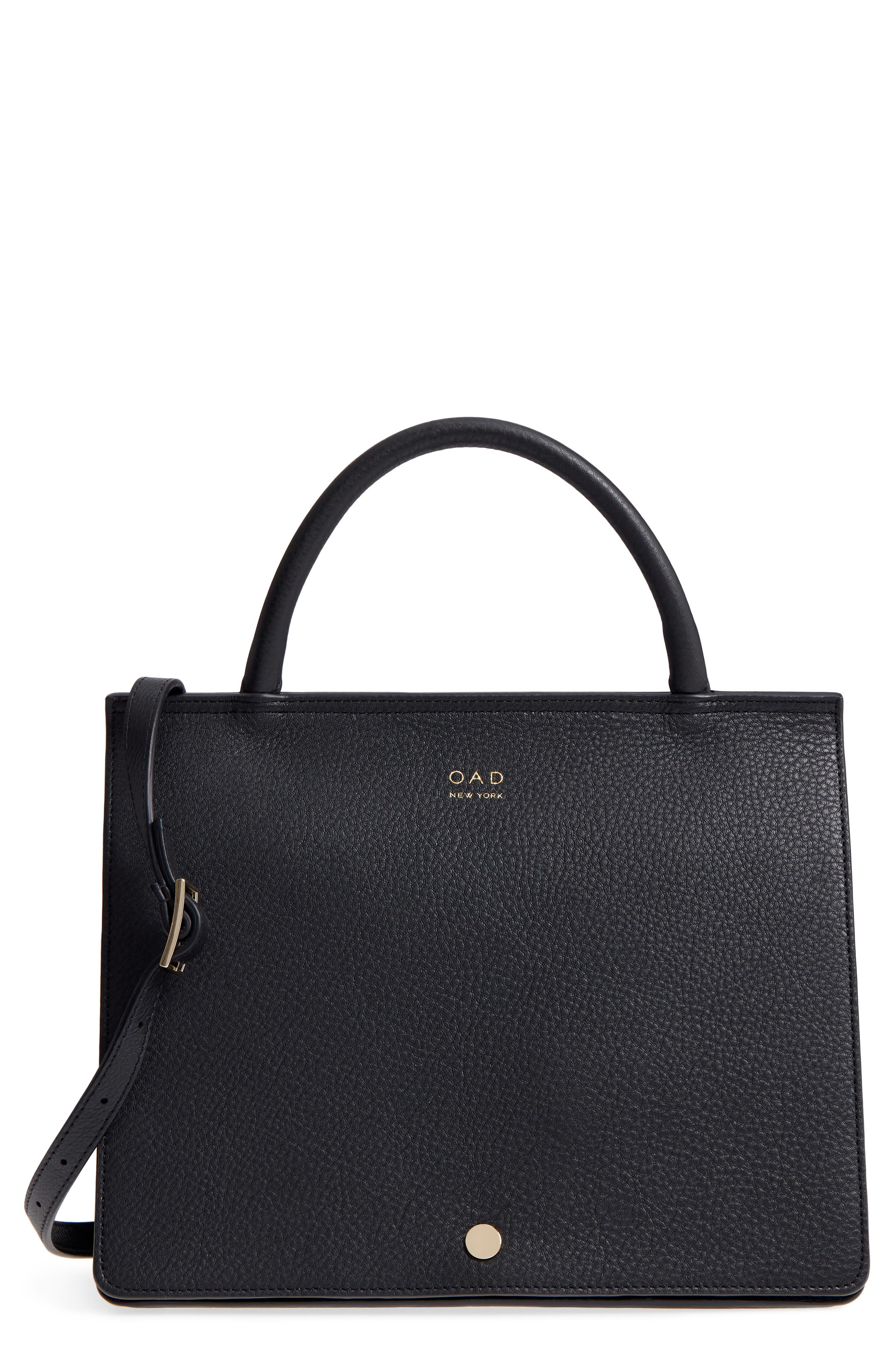 Prism Convertible Satchel, Main, color, TRUE BLACK