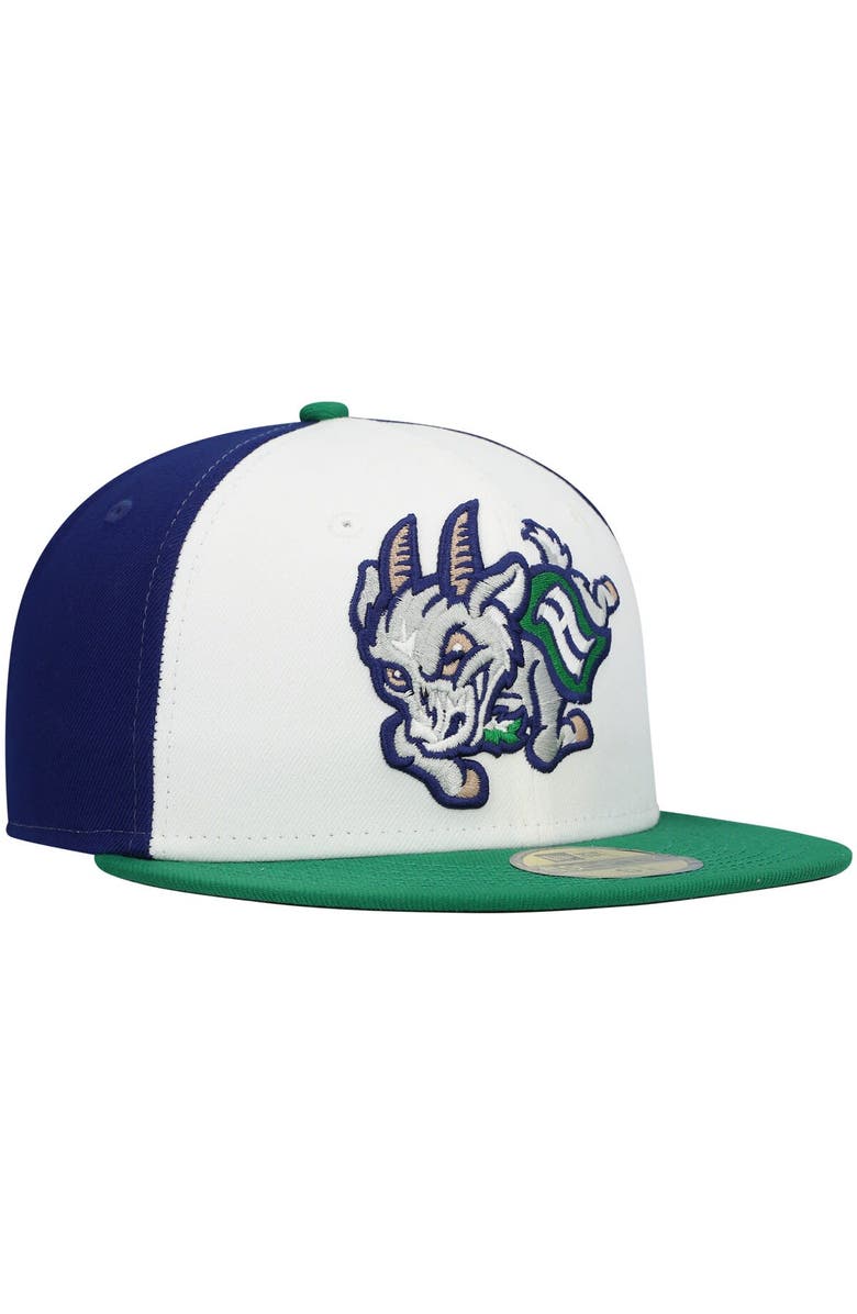 New Era Men's New Era White Hartford Yard Goats Authentic Collection Team Alternate 59FIFTY Fitted Hat, Alternate, color, 