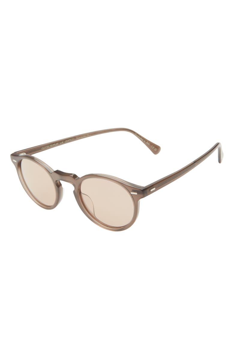 Oliver Peoples 50mm Gregory Peck Polarized Sunglasses, Alternate, color, 