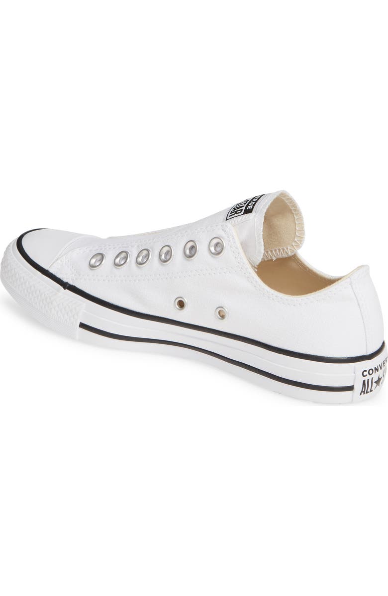 Converse Chuck Taylor<sup>®</sup> All Star<sup>®</sup> Laceless Low Top Sneaker, Alternate, color,