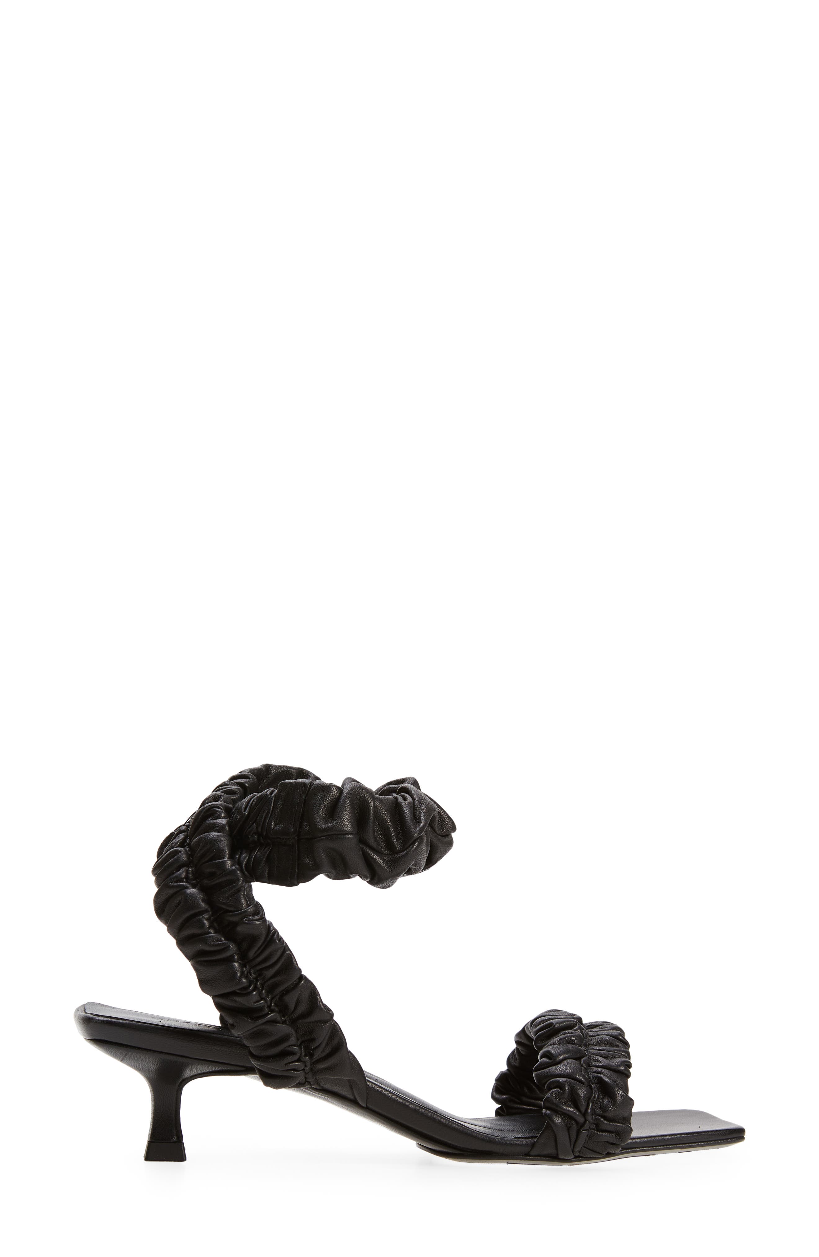 Lexington Kitten Heel Sandal, Alternate, color, BLACK