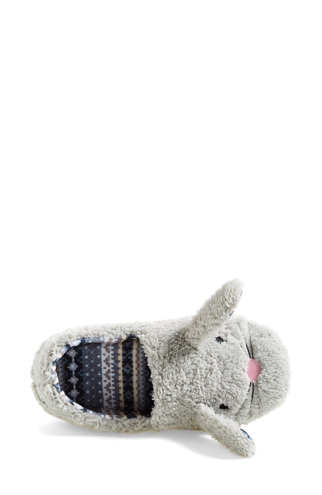 Kensie 'Ear Critter' Faux Shearling Slipper, Alternate, color, 