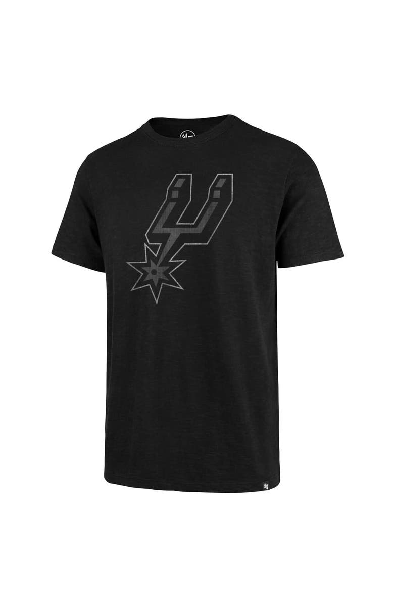 '47 Men's '47 Black San Antonio Spurs Grit Scrum T-Shirt, Alternate, color, Black