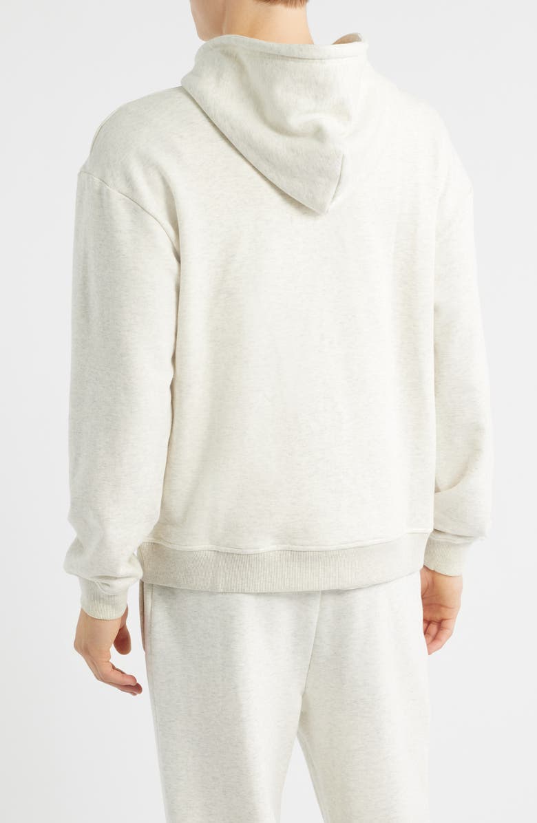 KROST Fleec Quarter Zip Hoodie, Alternate, color, Bleached Sand