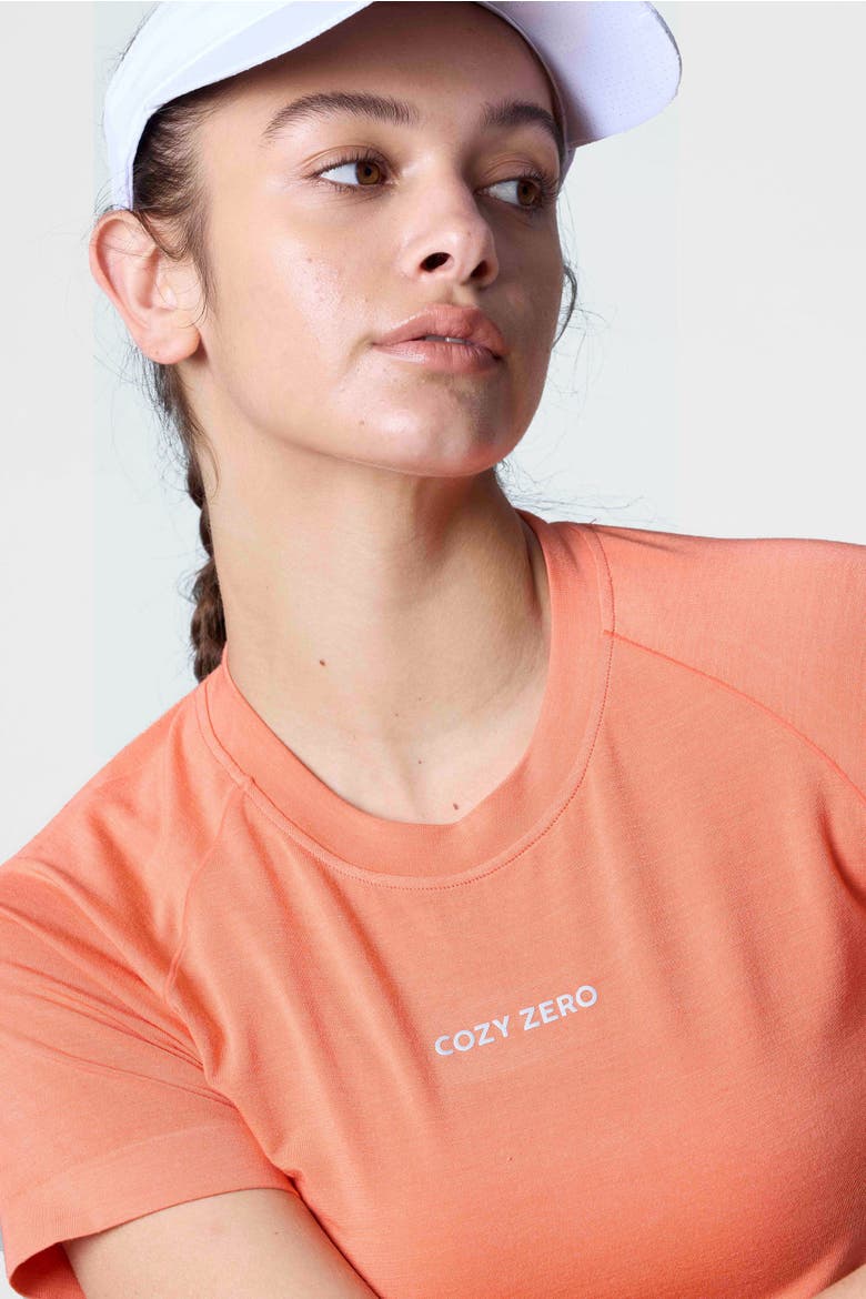 Tech Merino Light Weight Daily Tee, Alternate, color, Melon