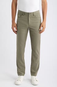 Bugatchi AeroTech Solid Five-Pocket Pants