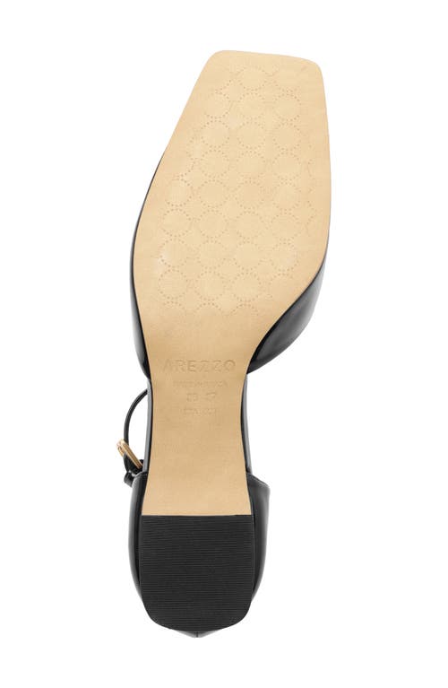 Arezzo Tori Ankle Strap Pump In Black
